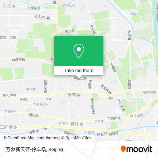 万象新天区-停车场 map
