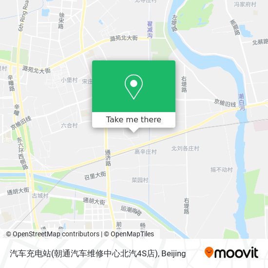 汽车充电站(朝通汽车维修中心北汽4S店) map