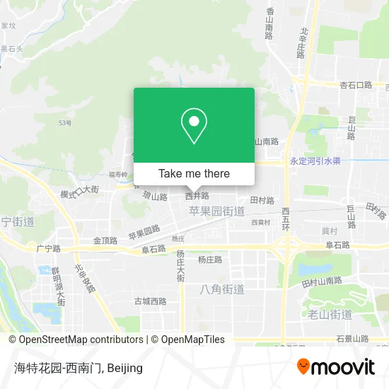 海特花园-西南门 map