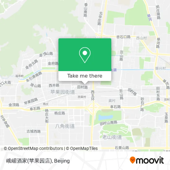峨嵋酒家(苹果园店) map