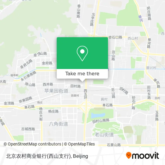 北京农村商业银行(西山支行) map