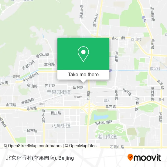 北京稻香村(苹果园店) map