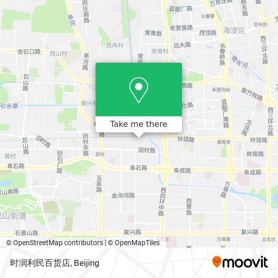 时润利民百货店 map