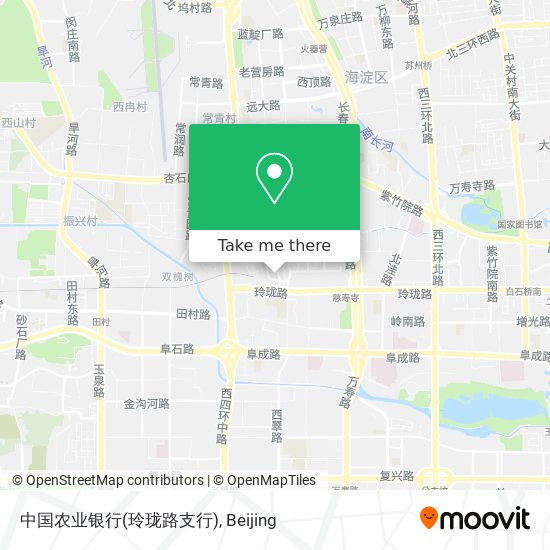 中国农业银行(玲珑路支行) map