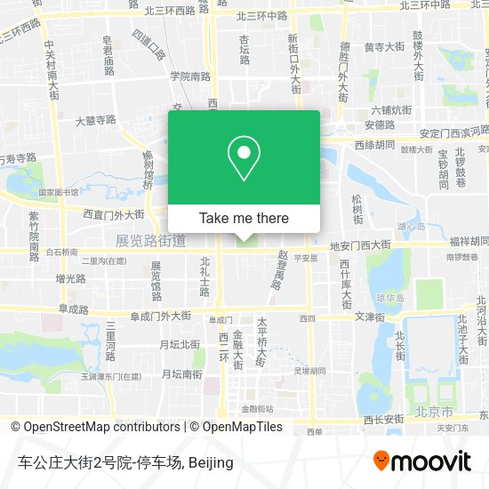 车公庄大街2号院-停车场 map
