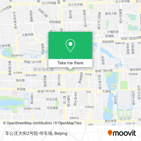 车公庄大街2号院-停车场 map
