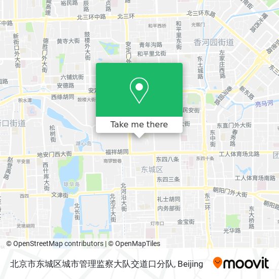 北京市东城区城市管理监察大队交道口分队 map