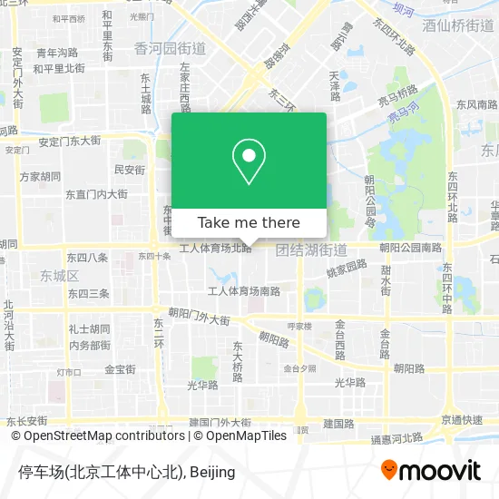 停车场(北京工体中心北) map