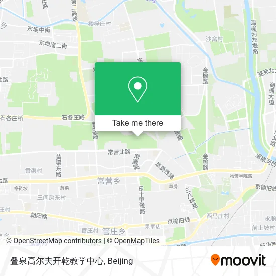 叠泉高尔夫开乾教学中心 map