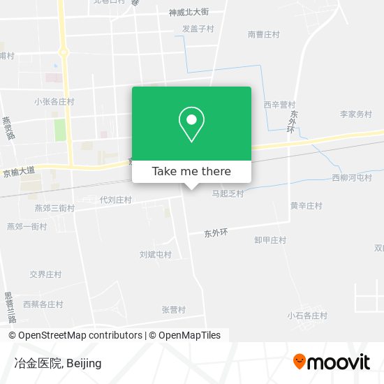 冶金医院 map