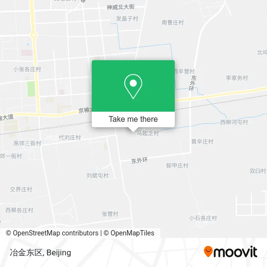 冶金东区 map