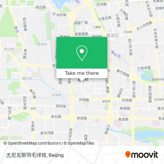 尤尼克斯羽毛球馆 map