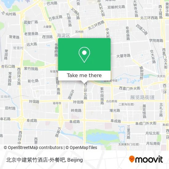 北京中建紫竹酒店-外餐吧 map