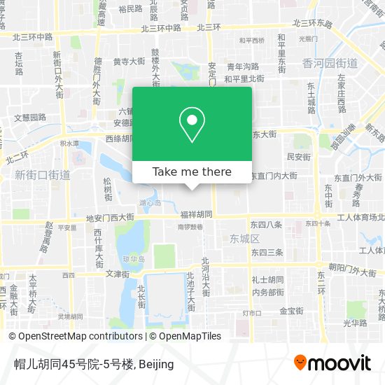 帽儿胡同45号院-5号楼 map