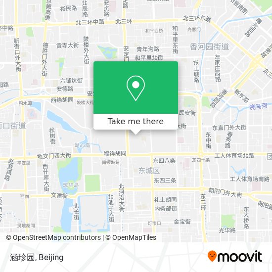 涵珍园 map