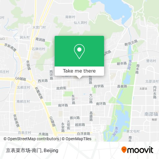 京表菜市场-南门 map