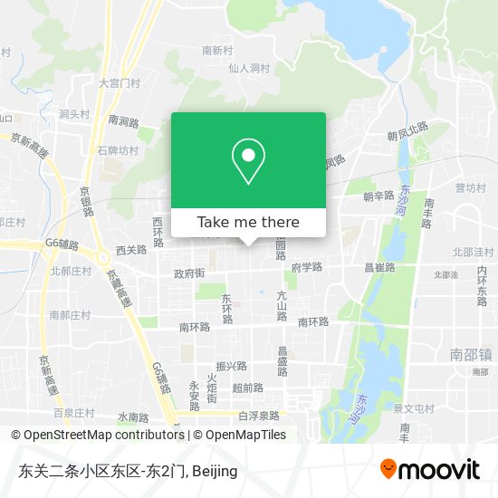 东关二条小区东区-东2门 map