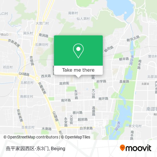 燕平家园西区-东3门 map