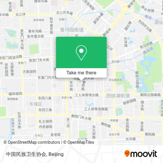 中国民族卫生协会 map