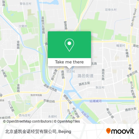 北京盛凯金诺经贸有限公司 map