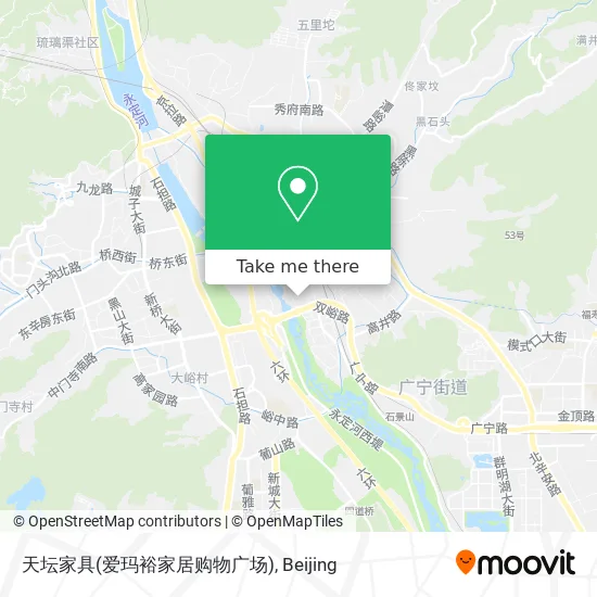 天坛家具(爱玛裕家居购物广场) map