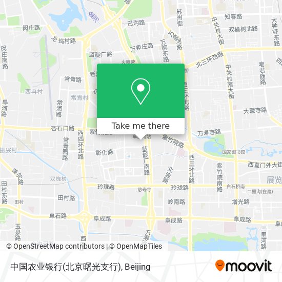 中国农业银行(北京曙光支行) map