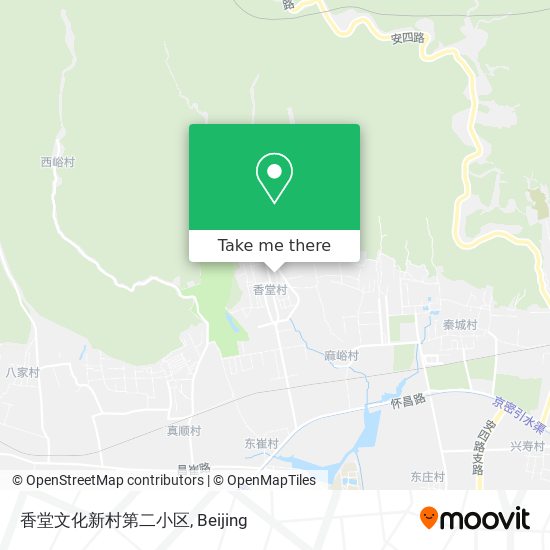 香堂文化新村第二小区 map