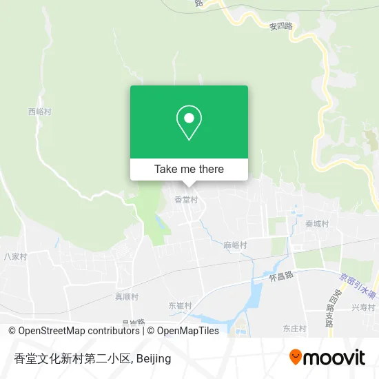 香堂文化新村第二小区 map