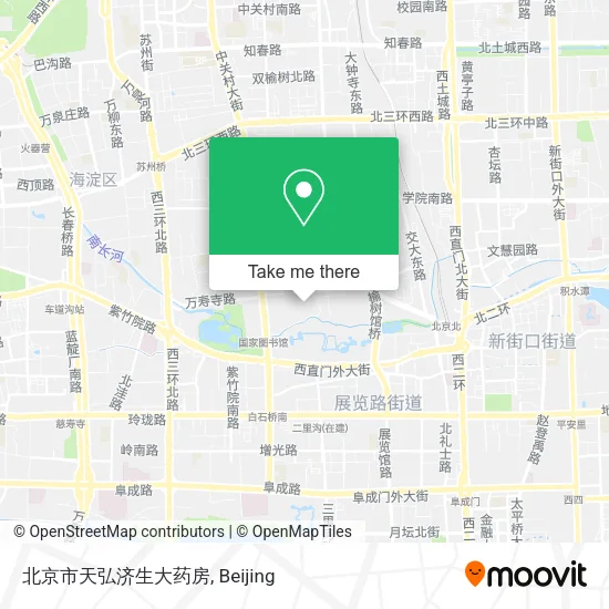 北京市天弘济生大药房 map