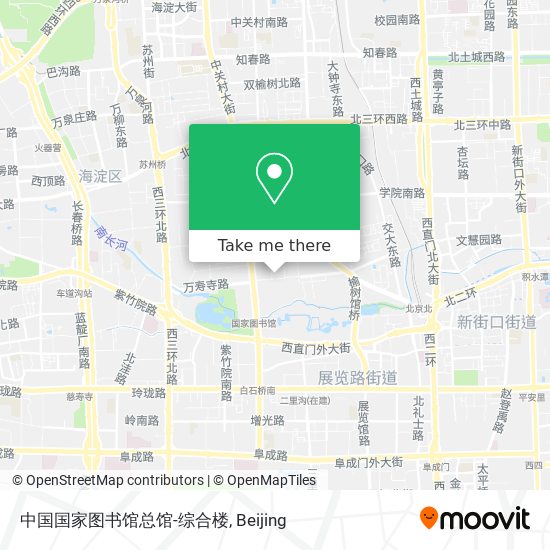 中国国家图书馆总馆-综合楼 map