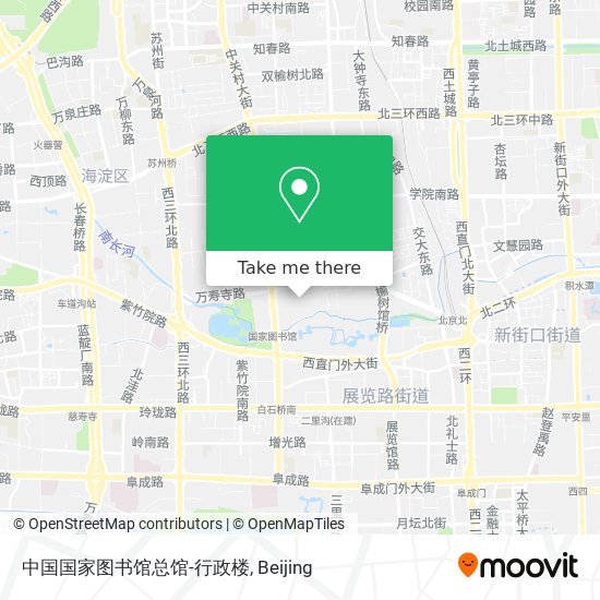 中国国家图书馆总馆-行政楼 map