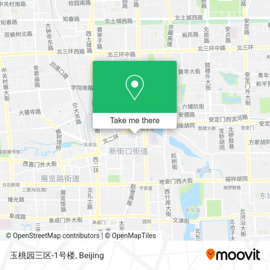 玉桃园三区-1号楼 map