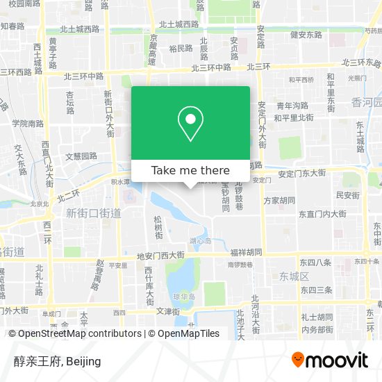醇亲王府 map