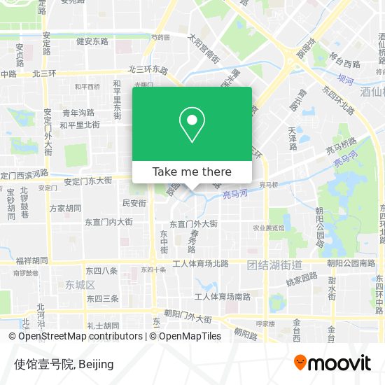 使馆壹号院 map