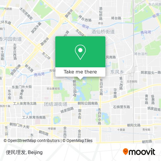 便民理发 map