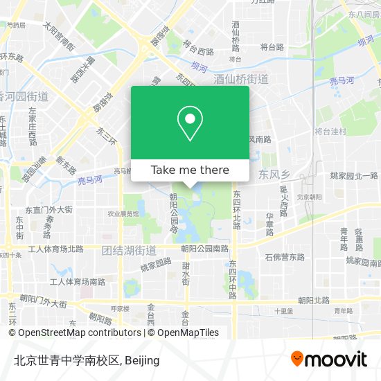 北京世青中学南校区 map