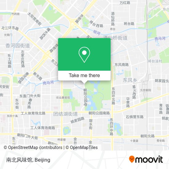 南北风味馆 map
