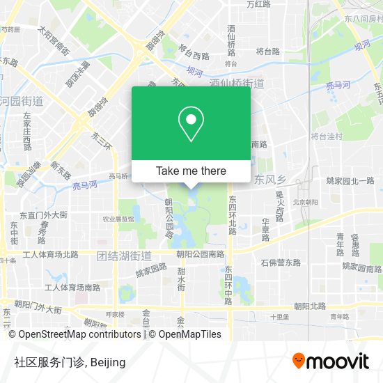 社区服务门诊 map