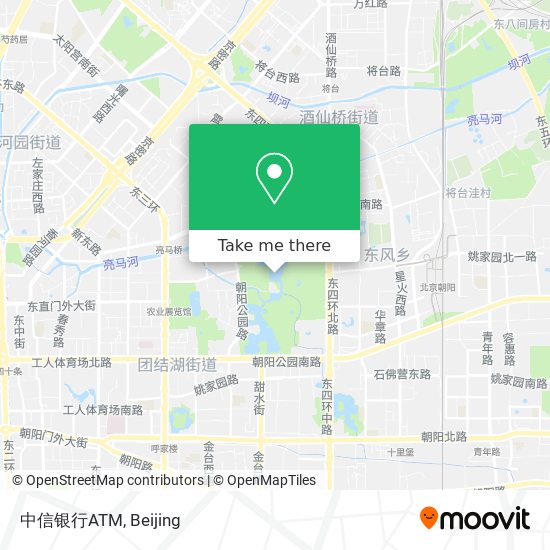 中信银行ATM map