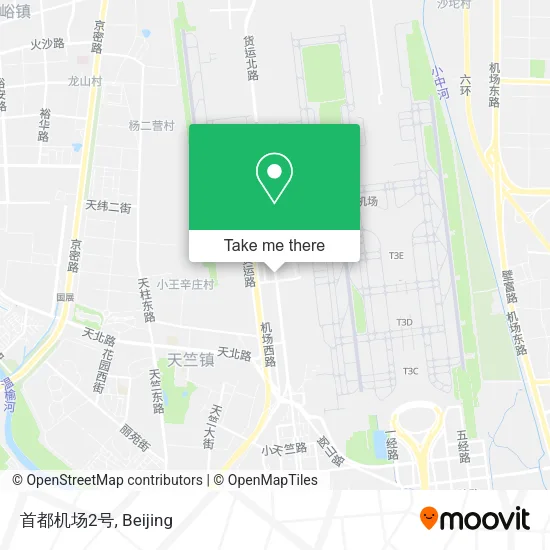 首都机场2号 map