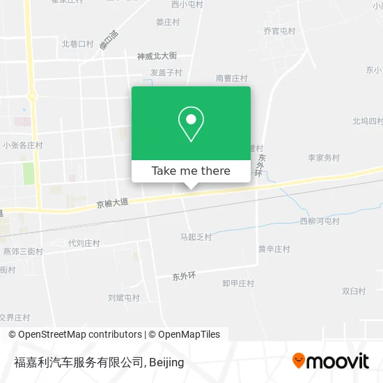 福嘉利汽车服务有限公司 map