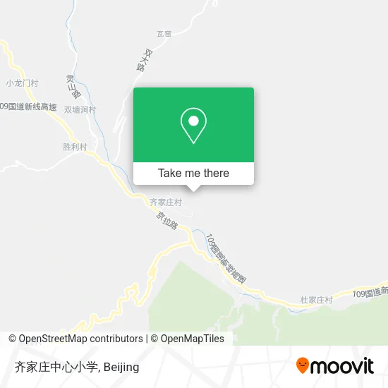 齐家庄中心小学 map