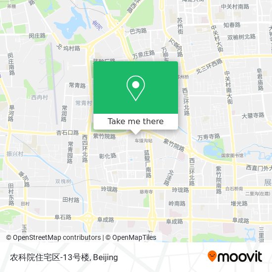 农科院住宅区-13号楼 map