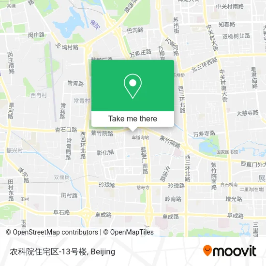 农科院住宅区-13号楼 map