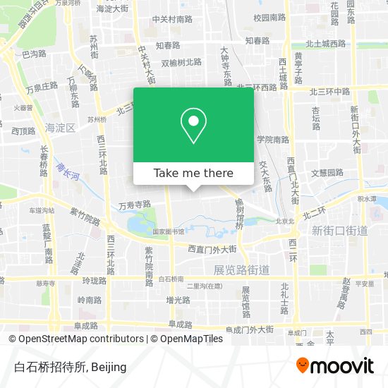 白石桥招待所 map