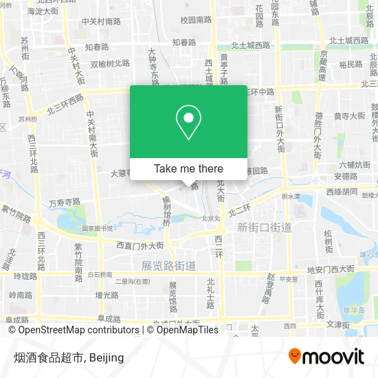 烟酒食品超市 map