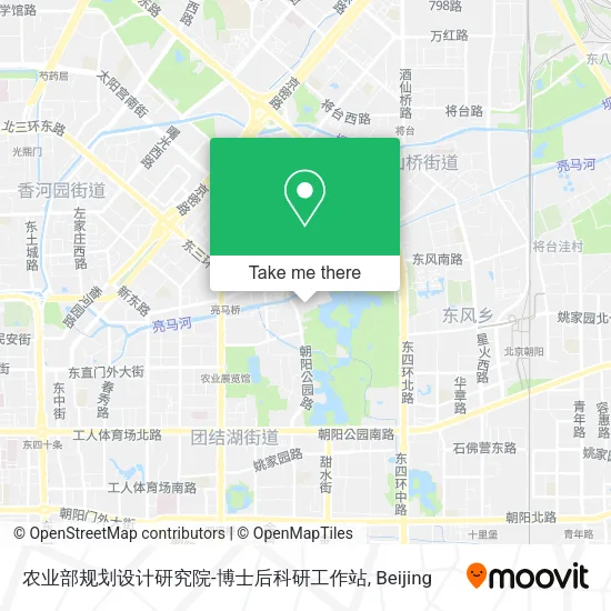 农业部规划设计研究院-博士后科研工作站 map
