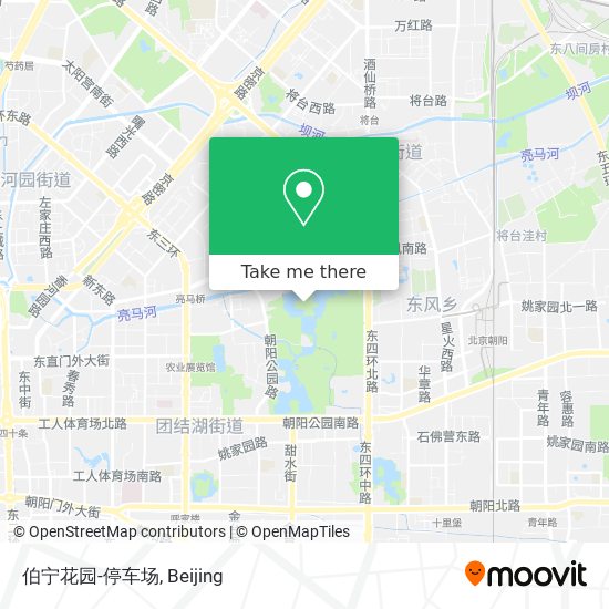伯宁花园-停车场 map