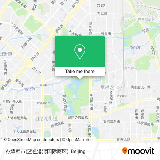 欲望都市(蓝色港湾国际商区) map