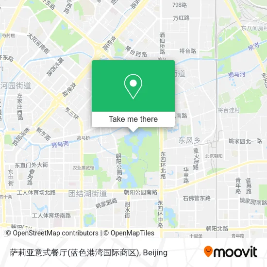 萨莉亚意式餐厅(蓝色港湾国际商区) map